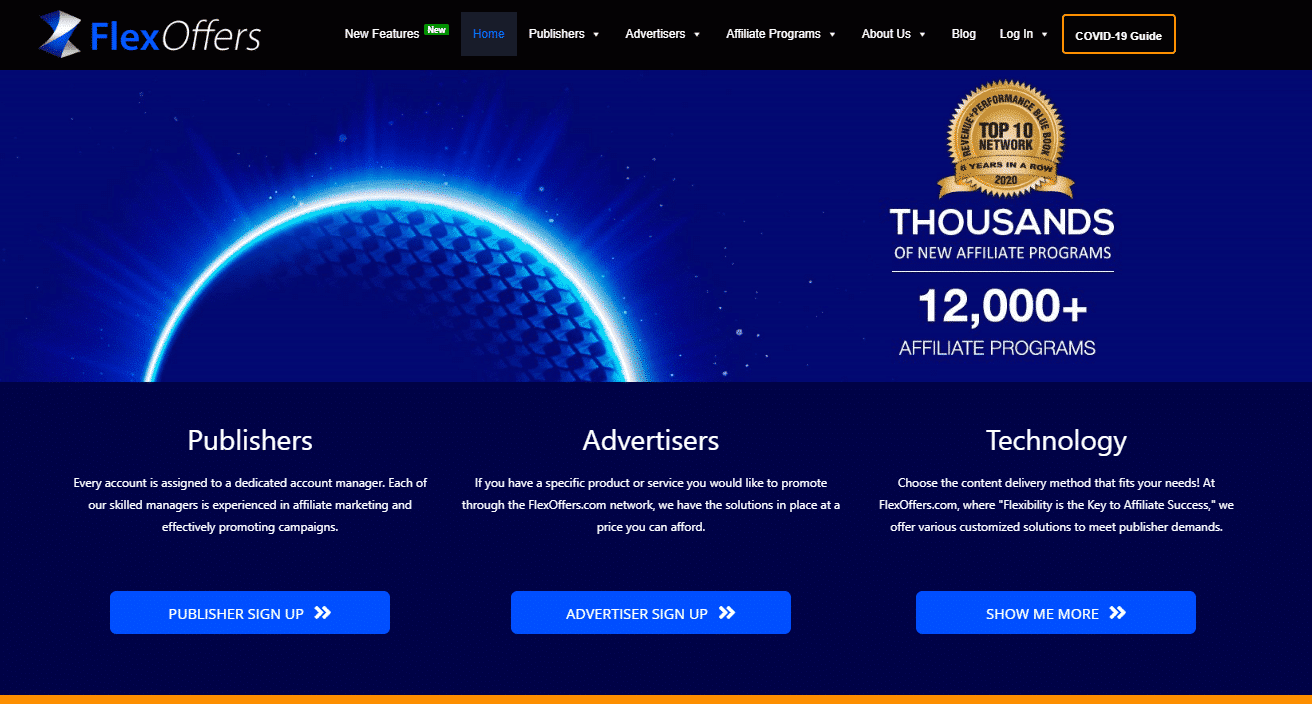 FlexOffers Homepage