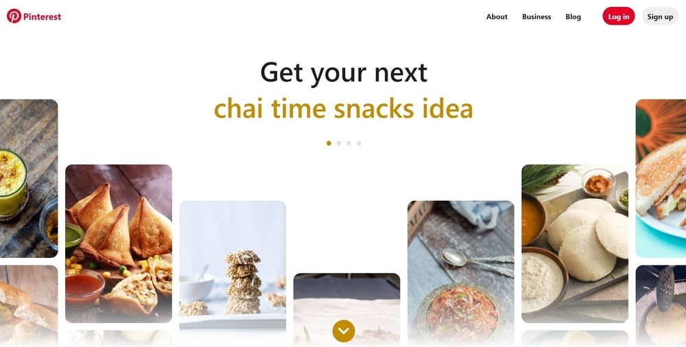 Pinterest Homepage