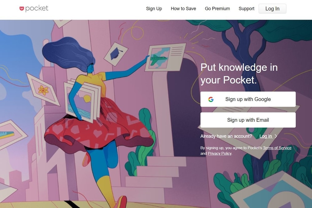 Pocket Homepage