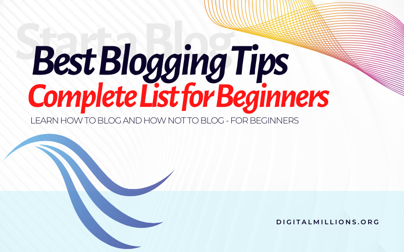 Featured best blogging tips