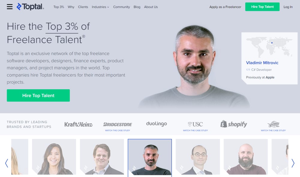 Toptal Freelance Platform