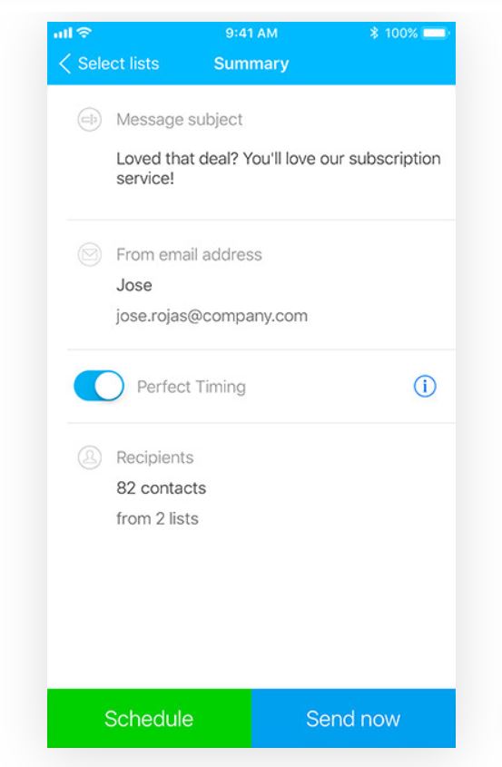 GetResponse Mobile App