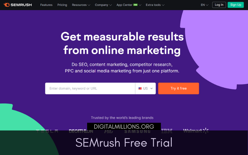 Semrush Free Trial 2025: Try the PRO or GURU Plan FREE