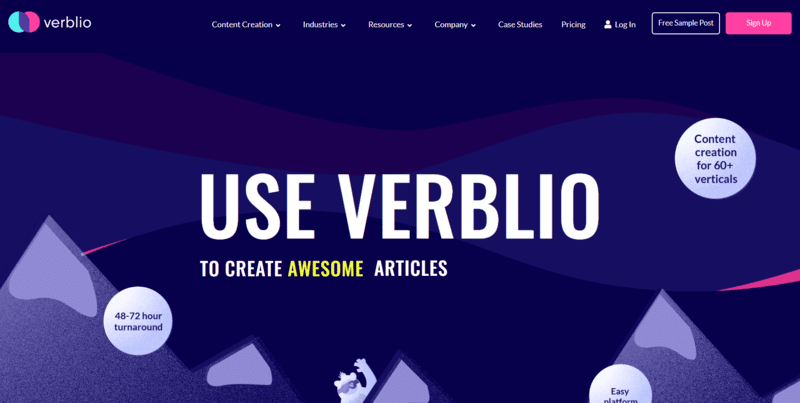 Verblio Content Writing Services