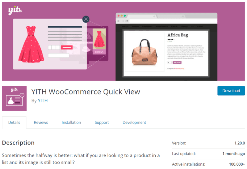 YITH WooCommerce Quick View