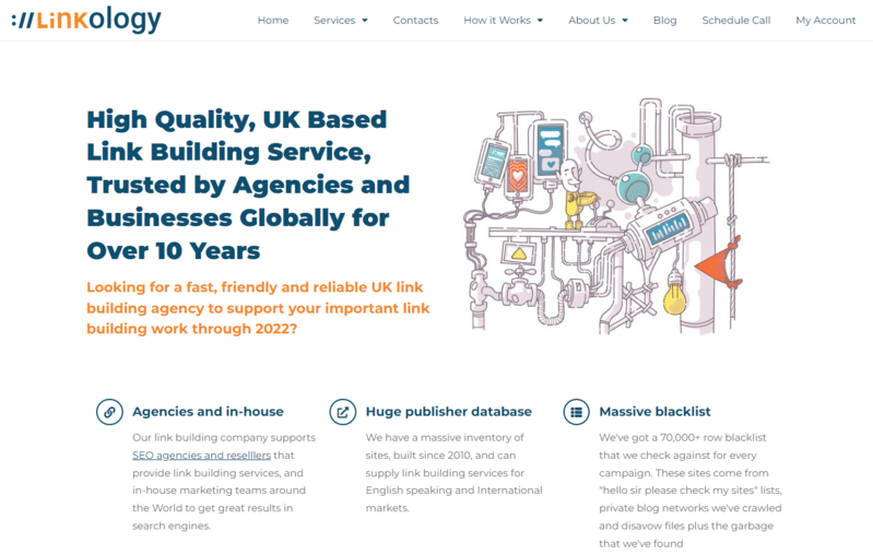 UK Linkology Homepage