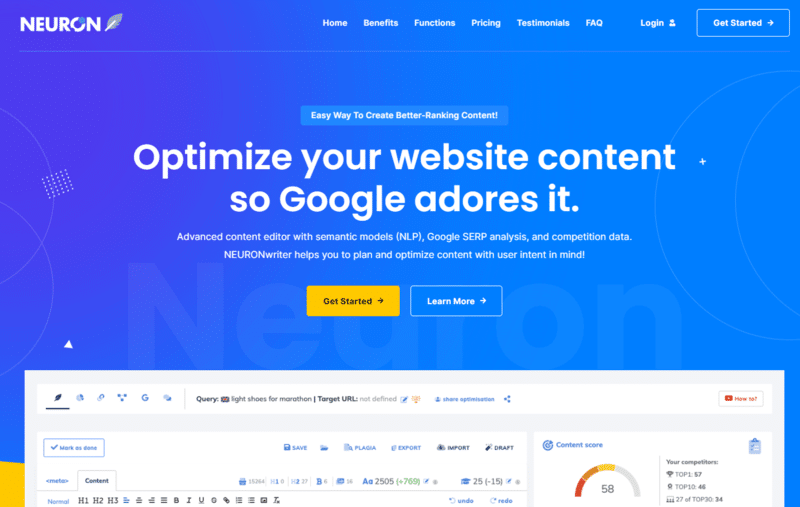 NeuronWriter Tool