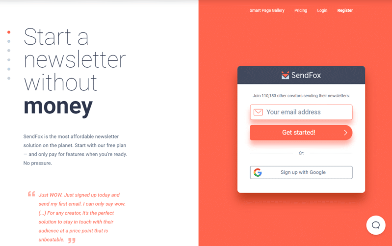 SendFox Email Marketing Tool