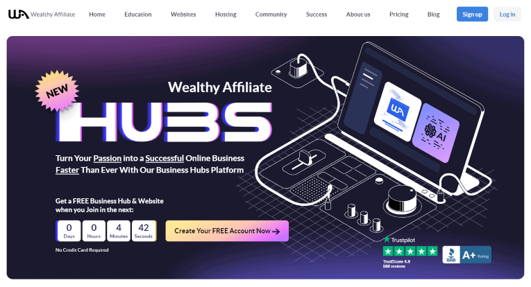 wealthy affiliate training program